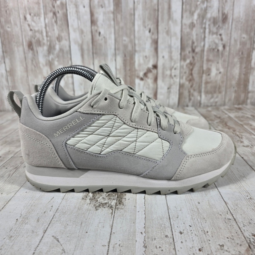 Merrell Alpine‎ 83 Sneaker Recraft Birch Grey Suede Quilted Womens 8 J003912
